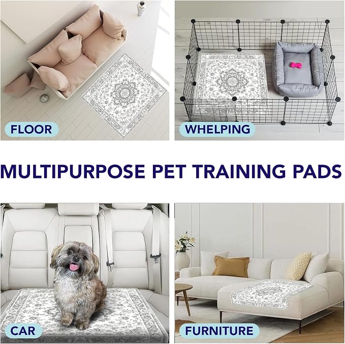 PUPIBOO Washable Pee Pads for Dogs and Cats - Super Absorbent Reusable Puppy Training Pads - 100% Waterproof, Leak-Proof & Non-Slip Whelping Pads for Pet Housebreaking - Image 5