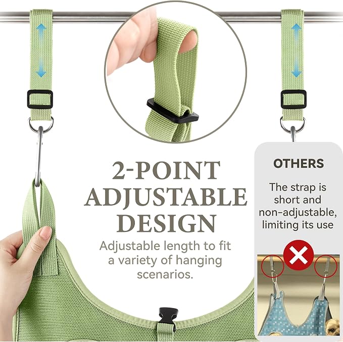 Dog Grooming Hammock – for Dogs Cat Grooming Hammock,Dog Sling for Nail Trimming with Dog Nail Clippers for Small Dogs,Dog Hammock for Nail Trim,Dog Hanging Harness for Nail Trimming - Image 5