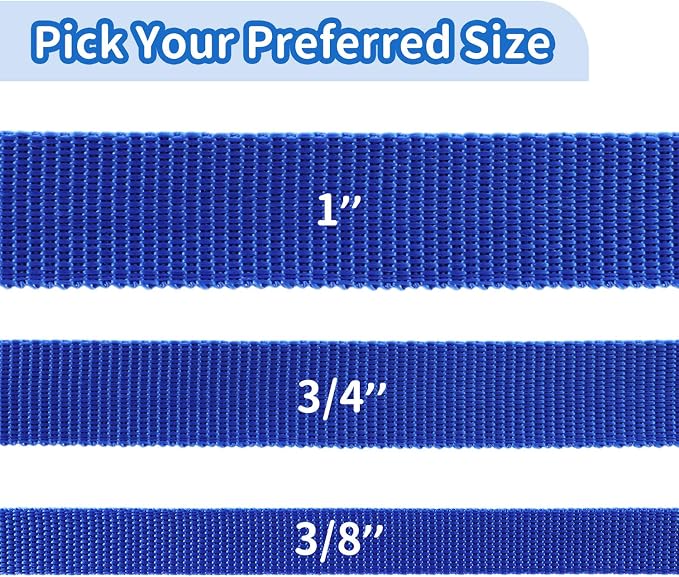HIKISS Long Dog Leash Obedience Recall Training Agility Lead with Thickening Material for Large Dog - 15ft 20ft 30ft 50ft 100ft Training Leash(Blue 30ft) - Image 5