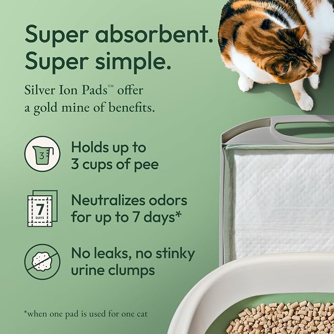 Purina Tidy Cats Breeze Cat Litter System Pad Refills - 10 ct Pouch | Scented cat litter pads, absorb moisture and neutralizes odor to keep things fresh, use with Breeze cat litter system - Image 4
