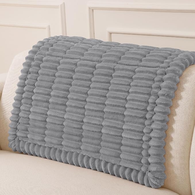 hyha Couch Cover for Dogs, Washable Non Slip Plush Flannel Sofa Protector | Thick Flannel, Anti-Slip Backing, Pet Hair & Scratch Protection, Fits Sofa & Loveseat (35.4" x 35.4") by hyha