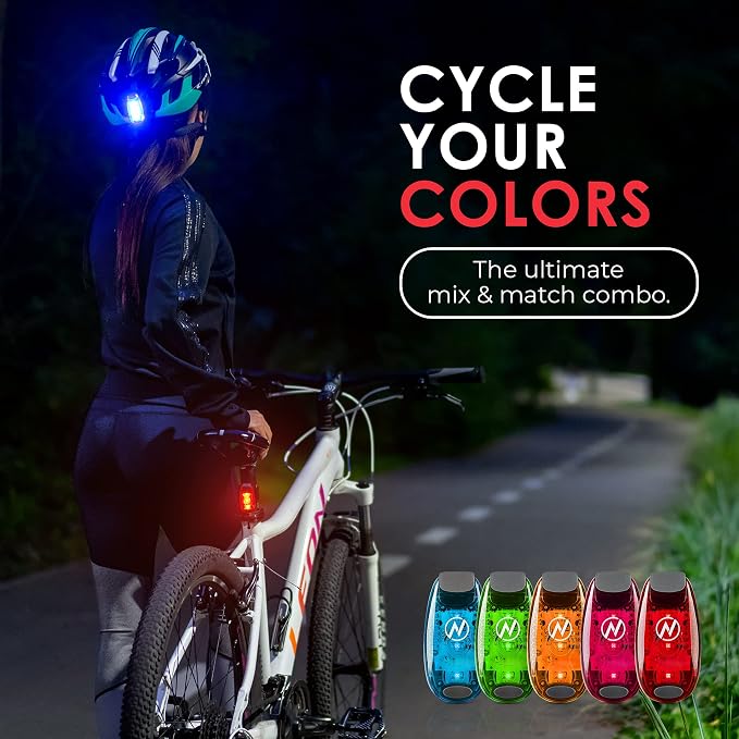 LED Safety Light (2 Pack) - Clip On Strobe/Running Lights for Runners, Dog, Bike, Walking, Boat, Kayak, Stroller and More - High Visibility Accessories for Your Reflective Gear, Bicycle - Image 7