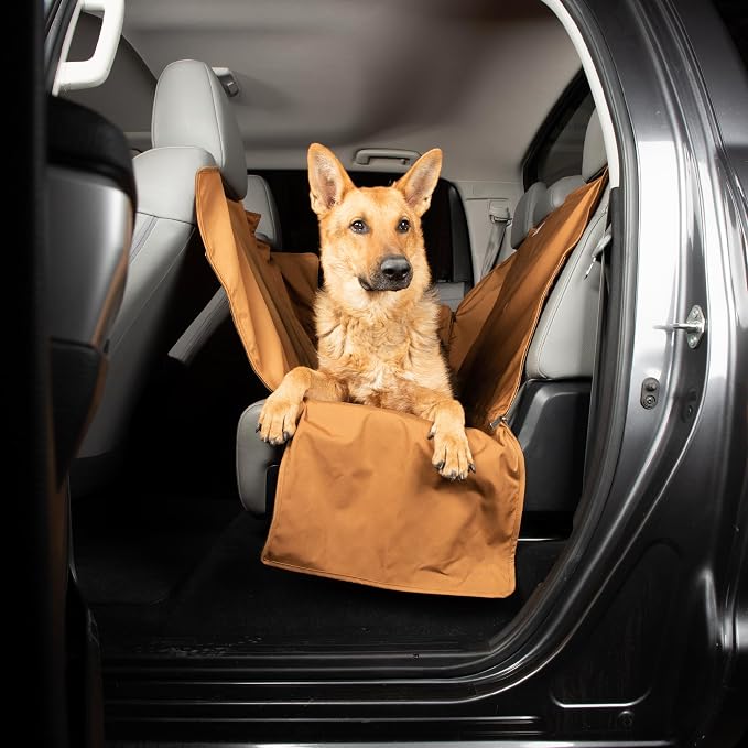 Carhartt Universal Fitted Nylon Duck Pet Hammock Carhartt Brown | Dog Back Seat Cover - Image 6