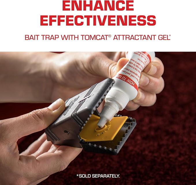 Tomcat Mouse Snap Trap, 4 Traps | Reusable Mouse Trap with No-Touch Disposal, Easy Set for Indoor and Outdoor Use, 2 Packages Each with 2 Traps - Image 7