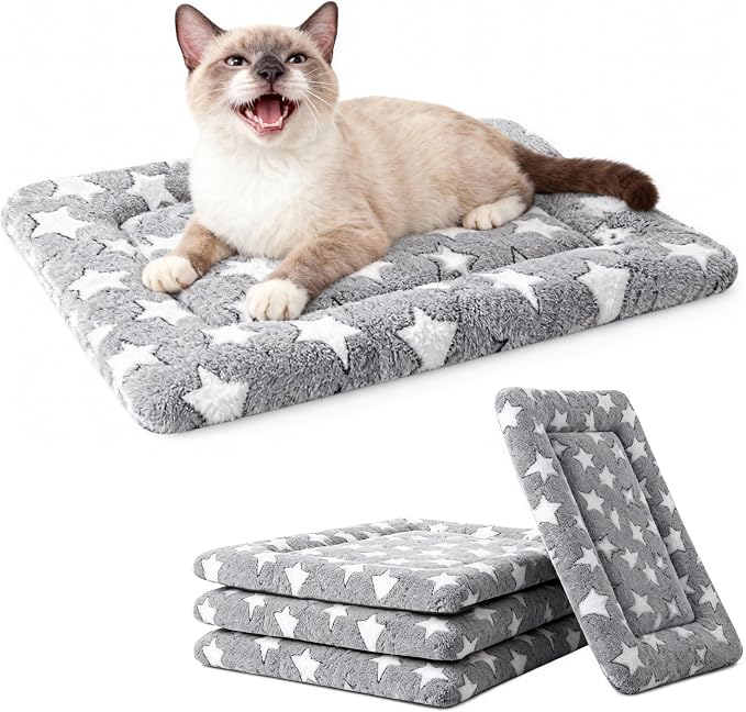 Dog Bed Mat, Reversible Crate Pads for Small/Medium/Large Dogs & Cats Sleeping, Portable & Soft, Dog Beds Crate Pad (Grey, XS(18"*14"*1.5")) by %E7%AB%8B%E5%8D%B3%E8%B4%AD%E4%B9%B0