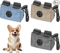 Amaxiu 3-Pack Dog Poop Bag Holder, Dog Waste Bag Dispenser, Leash Attachment Puppy Poop Bags Dispensers Portable for Outdoor Use Oxford Fabric Zipper Pouch for Cats Dogs Pets by Amaxiu