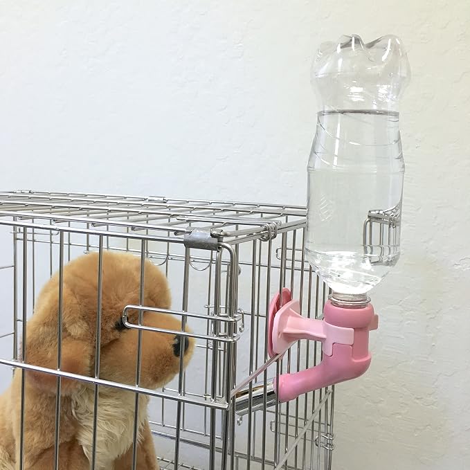 Choco Nose No-Drip Water Bottle for Large Dogs (Over 50 lb) – Leak-Proof Patented 22mm Nozzle Helps Prevent Mess & Spills, BPA Free Cage & Crate Mount Feeder for Kennels, 16.9 fl oz (C570) - Image 4