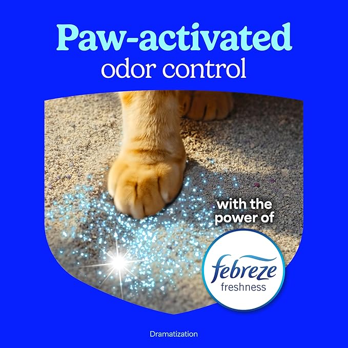 Fresh Step Odor Shield Multi Cat Clumping Cat Litter, 14 lb. | Febreze Freshness, Odor Shield with Ammonia Block Technology, Low Dust, Compatible with Most Automatic Litter Boxes - Image 6