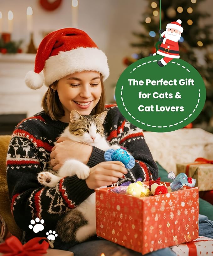 Nocciola Catnip Toys, 5 Pack Cat Toys for Indoor Cats with 100% Natural Catnip, Cotton-Free Kitten Toys in Assorted Colors, Soft Surface, Teething, Chewing & Kicker Floppy Fish Cat Toys - Image 7