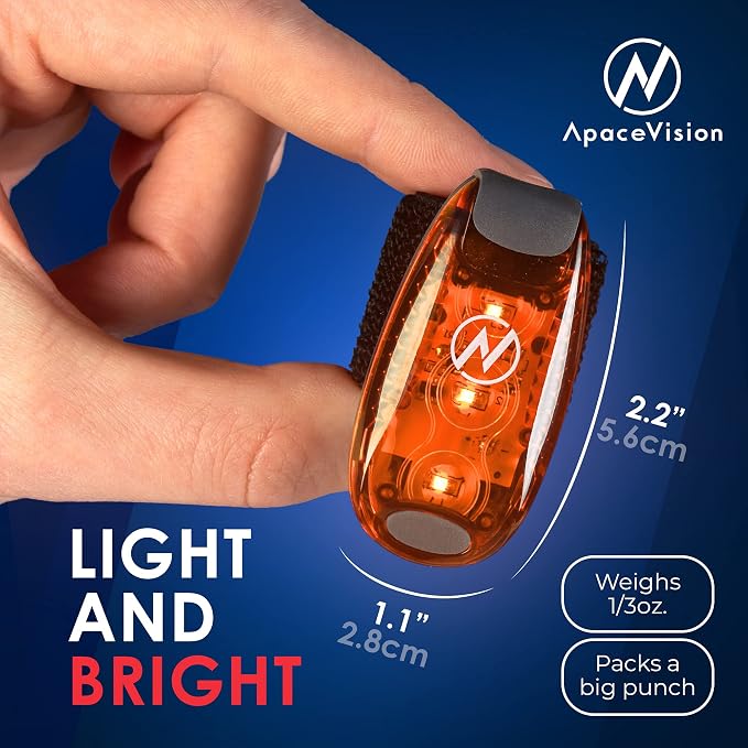 LED Safety Light (2 Pack) - Clip On Strobe/Running Lights for Runners, Dog, Bike, Walking, Boat, Kayak, Stroller and More - High Visibility Accessories for Your Reflective Gear, Bicycle - Image 4