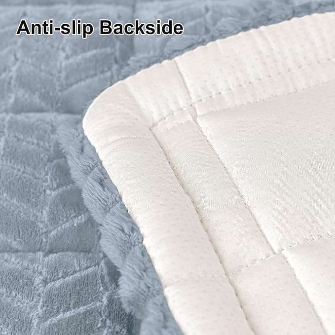 Smiry Couch Cover for Dogs, Non Slip Fuzzy Pet Sofa Covers Washable | Sofa Slipcovers for 3 Cushion Couch, Soft Thick Furniture Protector for Cats Dogs, Against Fur, Dirt, Scratch (35.4"x88") - Image 6