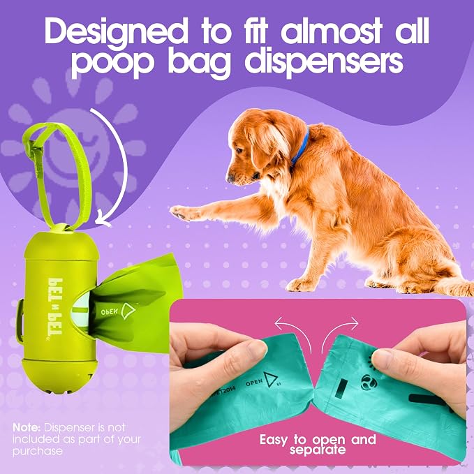 Pet N Pet Poop Bags for Dogs, 270 Count, Lavender Scented, Multi-Color - Image 3