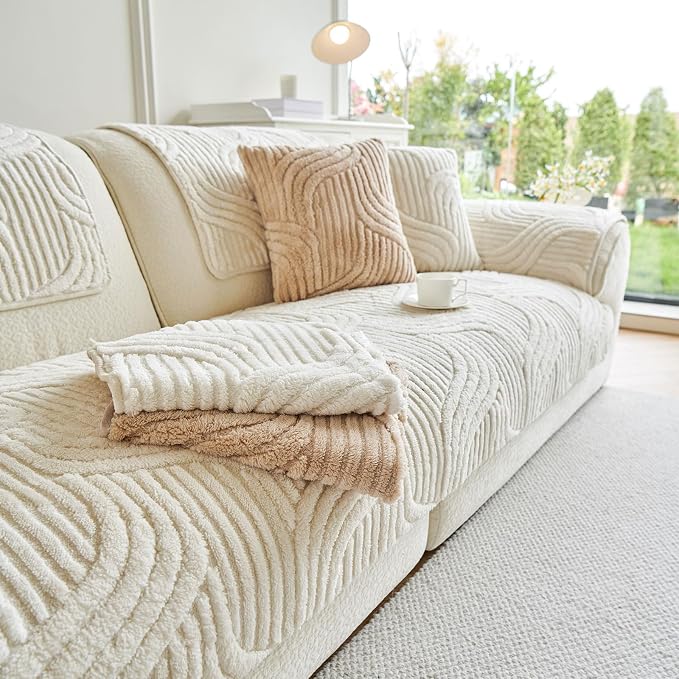 OTOB Couch Cover for Dogs Washable, Non Slip Pet Sofa Protector, 1 Piece | Matcha Green, 35.4"x70.9", Soft Plush, All Seasons, Breathable, Modern, Wear-Resistant, Sectional Couch Covers, Pet Lovers - Image 9