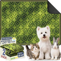 Washable Pee Pads for Dogs, Reusable Puppy Potty Training Pads, Ultra-Absorbent Thick Waterproof Leak-Proof Non-Slip Pads & Mat for Crate, Playpen, Floor, Whelping & Housebreaking , 2 Pack 18"x24" by Verdasun