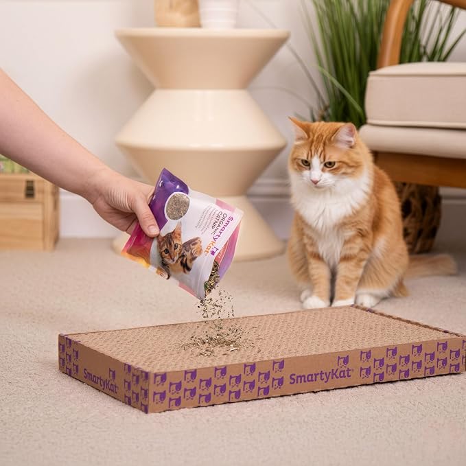 SmartyKat Organic Catnip for Cats and Kittens, 1 Ounce Resealable Pouch, Produced Without Insecticides - Image 9