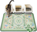 Unicorn Catcher 40"x30" Cat Litter Mat Machine Washable Litter Trapping Pad | Kitty Paw Friendly Padding With Breathable 3D Air Mesh Technology And A Non-Slip Base To Keep Home Floors Debris-Free by UnicornCatcher