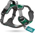 Embark No Pull Dog Harness, Reflective Adjustable Training Vest, No Choke | Adjustable straps fit all dog breeds with sturdy hooks; 360° reflective trim, soft padded Harness Design for All Dogs by EmbarkHarnessCo
