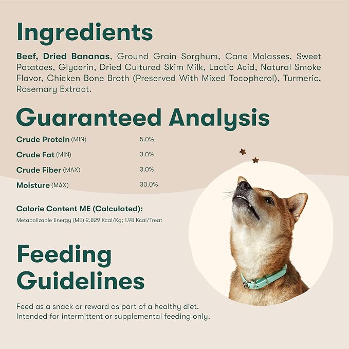 Jinx Dog Training Treats, Bite-Sized Training Treats for Dogs, Beef, 4oz | 6 Pack Healthy Dog Treats Training with Grass-Fed Beef, Vitamins for Immunity & No Fillers for Puppies, Adults & Seniors - Image 7