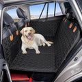 MAXFUT Dog Car Seat Cover for Back Seat,Back Seat Extender for Dogs | Hard Bottom Dog Hammock,Waterproof,Scratch Resistant Leather,Strong Support,Back Seat Protector for Car/SUV/Small Truck,Black by Unknown