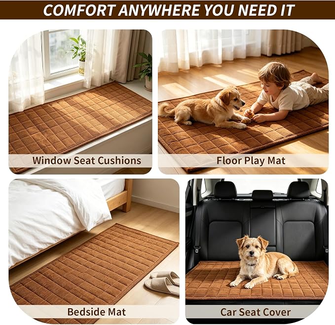 Couch Covers for Dogs, Non Slip Washable Pet Couch Covers for Sofa | 27.6”x59.1” Dark Brown Soft Velvet Sofa Covers for Loveseat, Couch Protect Against Pet Hair, Scratches & Stains - Image 6