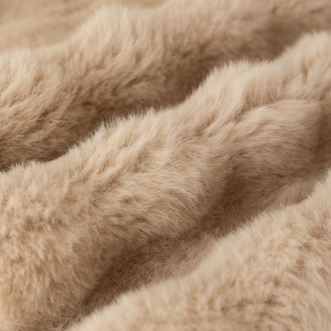 Faux Fur Couch Cover for Dogs, L Shaped Sofa Cover for Pets. | 27"x90",Khaki,L Shaped,Washable,Non-Slip,Furniture Protector,No Linting,Pet Friendly,Living Room. - Image 6