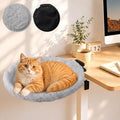 2-in-1 Cat Desk Bed (Vertical & Horizontal Clamp), Space-Saving Cats Bed for Desk Includes 2 Covers (Winter Plush + Summer Mesh), Sturdy Cat Desk Hammock for Indoor Cats, Holds up to 40 lb by unidevice