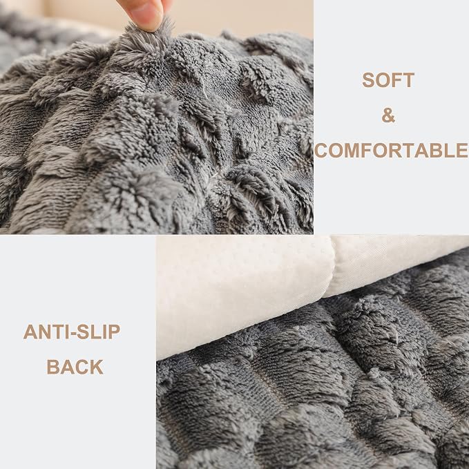 Pet Couch Cover Washable Sofa Protector Covers for Dogs Non Slip Dog Mat | Thick Flannel & Anti-Slip Backing, Protects Furniture from Pet Hair, Dirt and Messes, Fits Leather & Fabric Sofa and Loveseat - Image 3