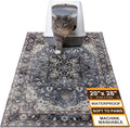BEAUTYZOO Cat Litter Box Mat,20"x 28" Kitten Litter Trapping Mat,Waterproof | Non-Slip Litter Mats for Floor Scatter Control,Absorbent Urine-Proof,Soft on Paws & Easy to Clean,Indoor Cats Toilet Training by BEAUTYZOO