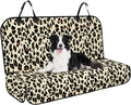 Waterproof Dog Backseat Cover for Cars, Non-Slip Pet Seat Protector,Leopard by NECKORY
