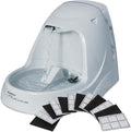 PetSafe Drinkwell Platinum Cat Fountain, Includes 12 Carbon Filters | 168 Oz Capacity, Falling Stream Encourages Drinking, Adjustable Flow, Top-Shelf Dishwasher Safe, 12 Filters Included by PetSafe