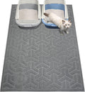 UPSKY Waterproof Cat Litter Mat Large 35" x 47" Soft on Kitty Paws, Gray | Litter Box Mat, Cat Litter Mat Litter Trapping Mat, Waterproof Scatter Control, For Indoor Cats, Easy to Clean by UPSKY