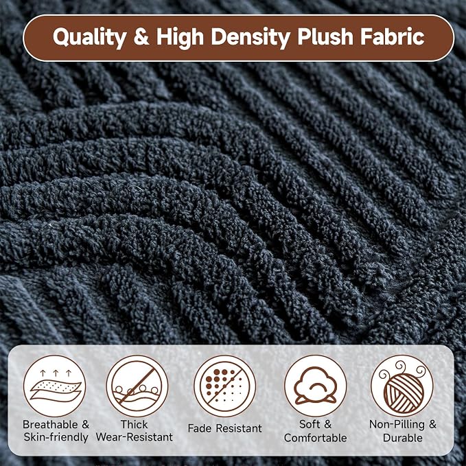 OTOB Pet Couch Covers for 3 Cushion Couch Sofa Washable Anti Slip, 1 Piece | Matcha Green, 27.6"x70.9", Soft Plush, All Seasons, Breathable, Modern, Wear-Resistant, Couch Cover for Dogs, Fade Resistant - Image 3