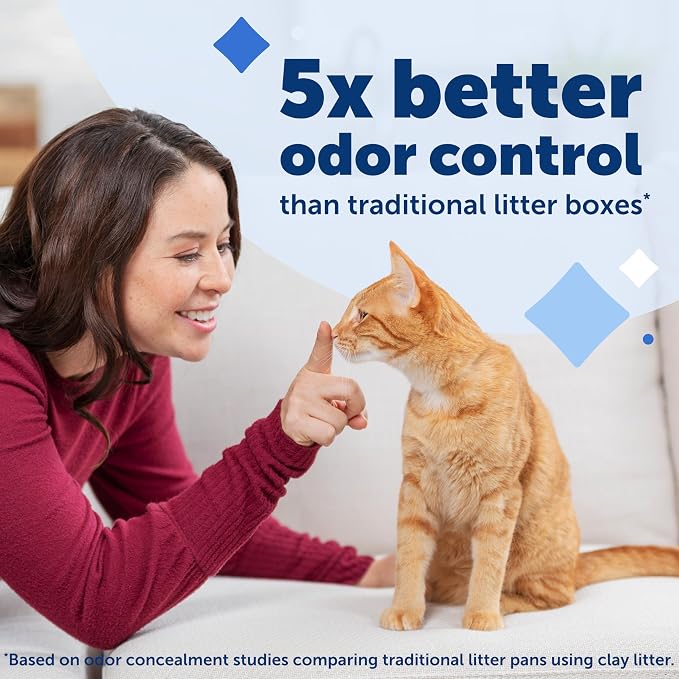 PetSafe ScoopFree Disposable Crystal Litter Tray, Fresh Scent, 3 Pack | No-Scoop Crystal Cat Litter, 5x Faster Odor Control, 99% Dust-Free, Easy Cleanup, Leak-Proof Disposable Tray Refill with Lid - Image 2