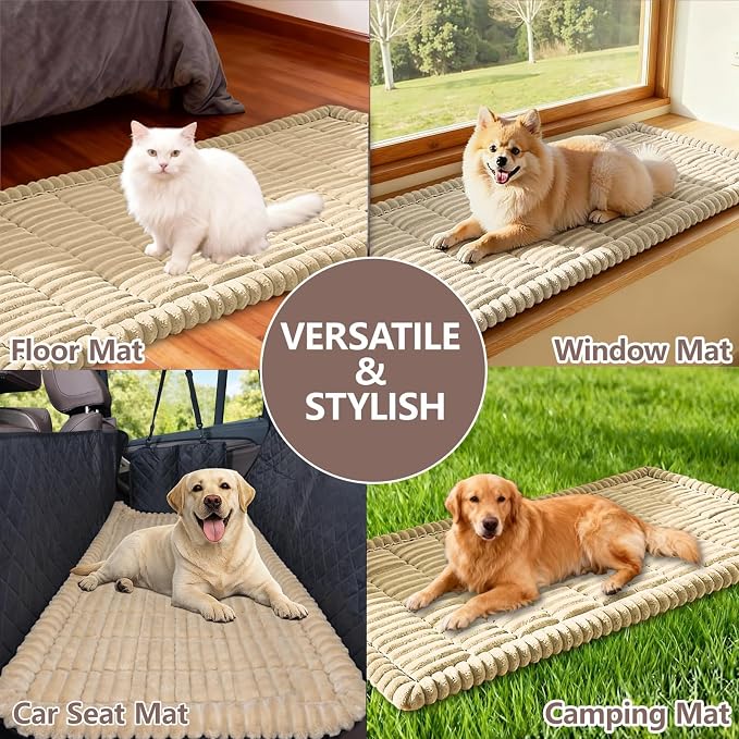 Couch Cover for Dogs Washable, Non Slip Soft Cozy Waterproof Grey | Pet Friendly, Fuzzy Durable Plush Thick Slipcovers for 3 Cushion Sofa Cover Protector Mat Bed Furniture Couches 27.6"x70.9" - Image 7