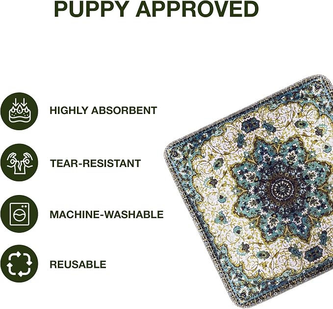 PUPIBOO Washable Pee Pads for Dogs and Cats - Super Absorbent Reusable Puppy Training Pads - 100% Waterproof, Leak-Proof & Non-Slip Whelping Pads for Pet Housebreaking - Image 5