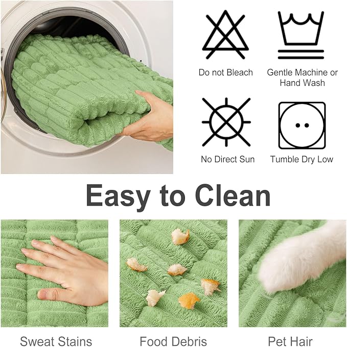 hyha Couch Cover for Dogs, Washable Non Slip Plush Flannel Sofa Protector | Thick Flannel, Anti-Slip Backing, Pet Hair & Scratch Protection, Fits Sofa & Loveseat (35.4" x 70.9") - Image 7
