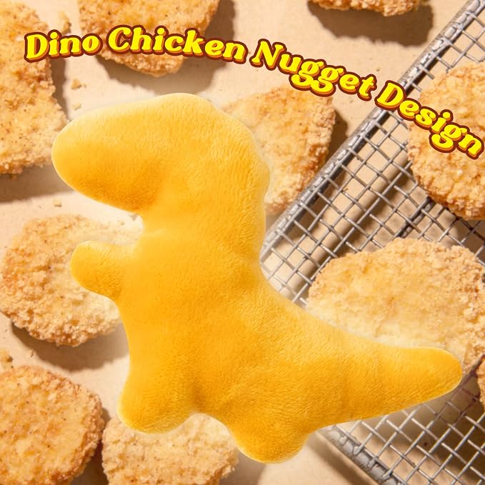MALLMALL6 Catnip Toys for Cat - 5Pcs Dino Nuggets Cat Toy, Indoor Kitten Chew Bite Kick Dinosaur Chicken Nugget Catmint Interactive Pet Supplies, Cute Pet Gifts for Kitten Lover - Image 6