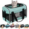 Cat Dog Carriers Soft-Sided Pet Carrier Large Cats for Medium Big Cat Small Dog Puppy up to 16lbs TSA Airline Approved Animal Collapsible Cat Carrier Carriers Travel Carrier Cat Bag (17x11x11) by home