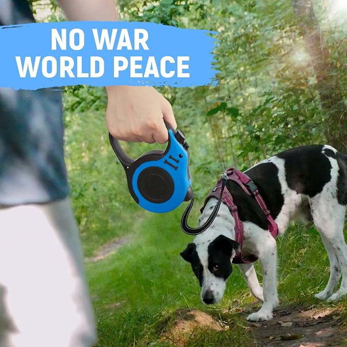 Retractable Dog Leash Automatic Telescopic Tractor Dog Tape | Pet Tape 10/16 FT Durable and Convenient, with Folding Bowl, Dispenser, Rubbish Bags, Suitable for Small and Medium Dogs - Image 6