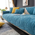 Couch Covers Plush Quilted Sofa Covers for Sectional Sofa Washable | Palm Leaves Couch Cover Chenille Non Slip Sofa Covers Soft Sofa Slipcover Furniture Protector for Pets Kids Children Dogs Cat by WelcometoXSlive