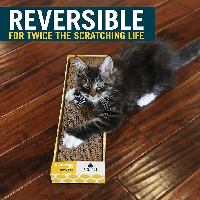 OurPet's Straight and Narrow Single Wide Reversible Cat Scratcher (Pack of 6) - Image 4