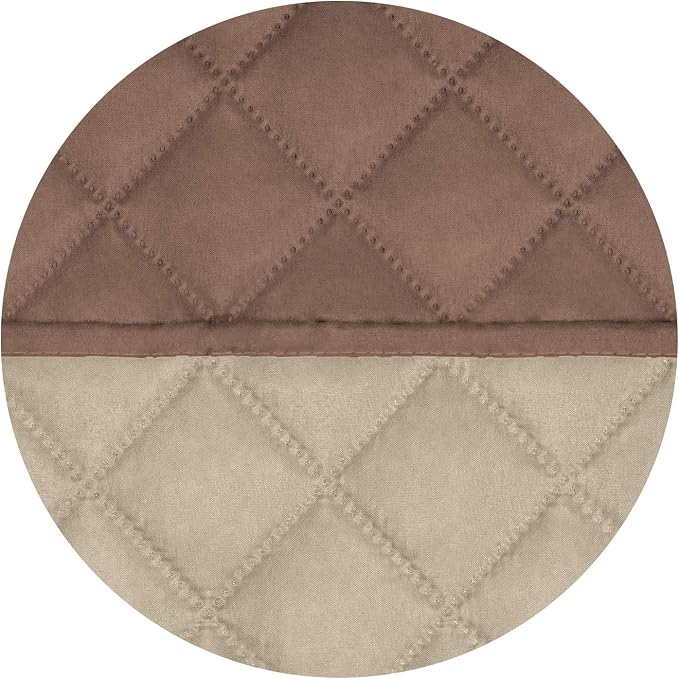PureFit Reversible Recliner Chair Covers Couch Covers for Dogs, 19 in | Brown/Beige, Water Resistant Couch Protector, Washable Pet Couch Cover with Non Slip and Elastic Straps For Kids - Image 5