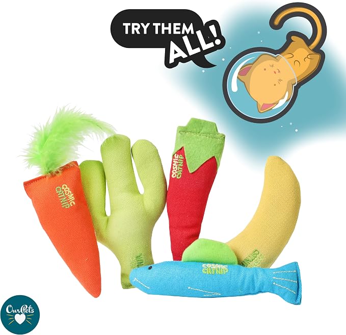 OurPet's 100-Percent North American Catnip Filled Carrot Cat Toy 24 Karat (Pack of 2) - Image 6