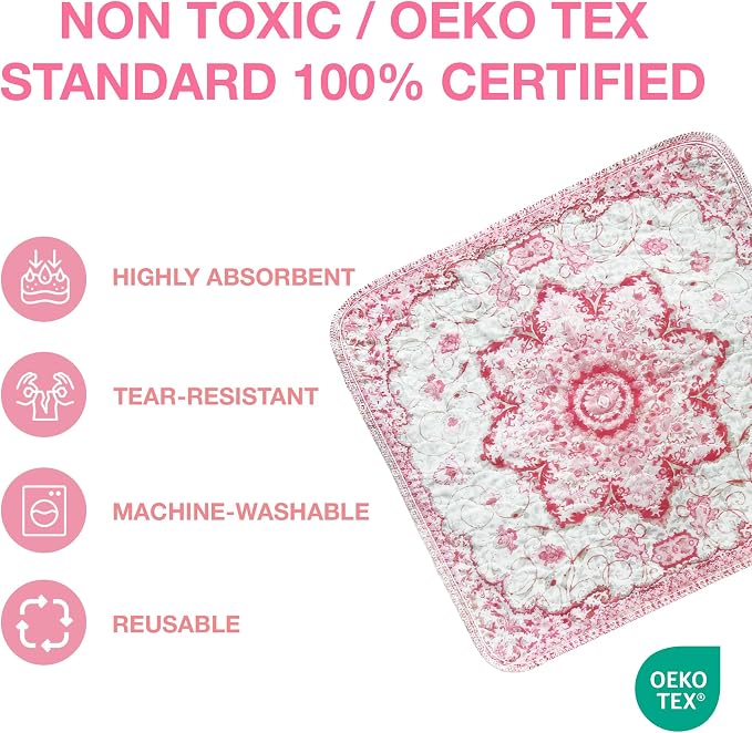 PUPIBOO Washable Pee Pads for Dogs and Cats - Super Absorbent Reusable Puppy Training Pads - 100% Waterproof, Leak-Proof & Non-Slip Whelping Pads for Pet Housebreaking - Image 4