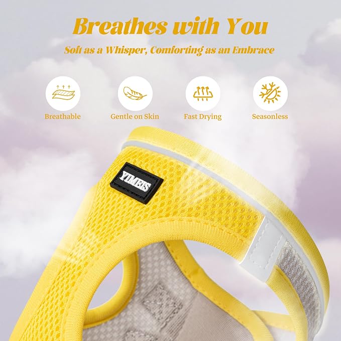 No Pull Dog Puppy Harness and Leash Set Reflective Mesh Vest Small - Image 3