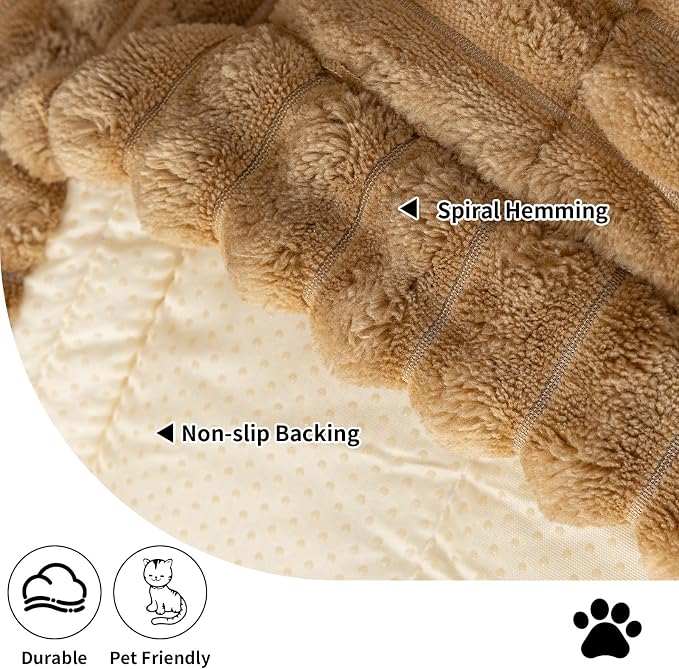 Sofa Couch Cover, Sofa Covers for Dogs Washable, Non-Slip Striped Sofa Slipcovers for Sectional Sofa, Sofa Cover Furniture Protector for L Shaped(Khaki, 27.6"x 82.7") - Image 3