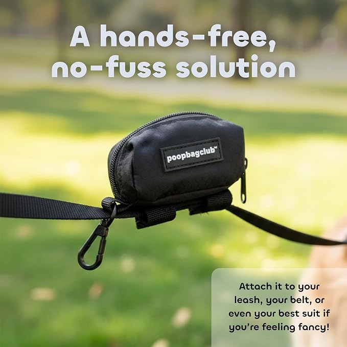 Dog Poop Bag Dispenser - Leash Mounted Durable Holder - Hands Free Essential for Dog Walking and Cleanup - Image 3