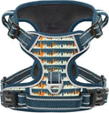 HEELE Dog Harness, No Pull Adjustable Padded Reflective Harness for Small Medium Large Dogs with Handle for Walking Training, Flower-Sunset Valley, S | Front Clip for Small Dog Harness, 2 Metal Rings with Handle, Adjustable, Soft Breathable Padded Pet ... by HEELE