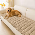 hyha Couch Cover for Dogs, Washable Non Slip Plush Flannel Sofa Protector | Thick Flannel, Anti-Slip Backing, Pet Hair & Scratch Protection, Fits Sofa & Loveseat (27.6" x 82.7") by hyha