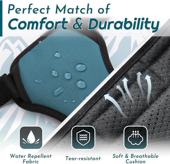 Eagloo Dog Harness for Medium Sized Dogs, No Pull Vest with 2 Leash Clips | No Choke with Handle, Adjustable Comfort Fit, Reflective Strips, Easy Walking Control, Dark Green, Medium - Image 7